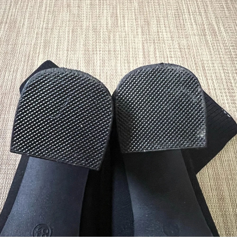 MIA Kaya Black Platform Sock Booties Women's Black Size 8.5 - Picture 12 of 13